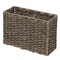 mDesign Large Rustic Woven Seagrass Toilet Tank Bathroom Storage Basket